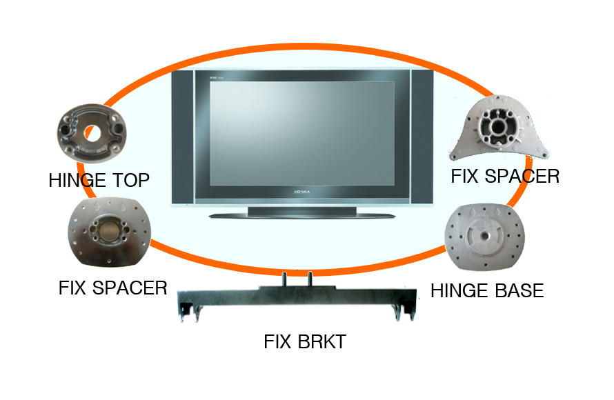 电视机用零部件